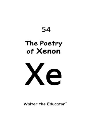 cover image of The Poetry of Xenon